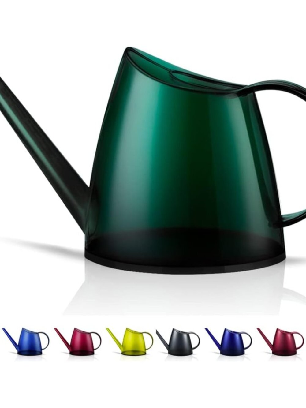 Small Indoor Plant Watering Can - 1.4L Dark Green Long Spout
